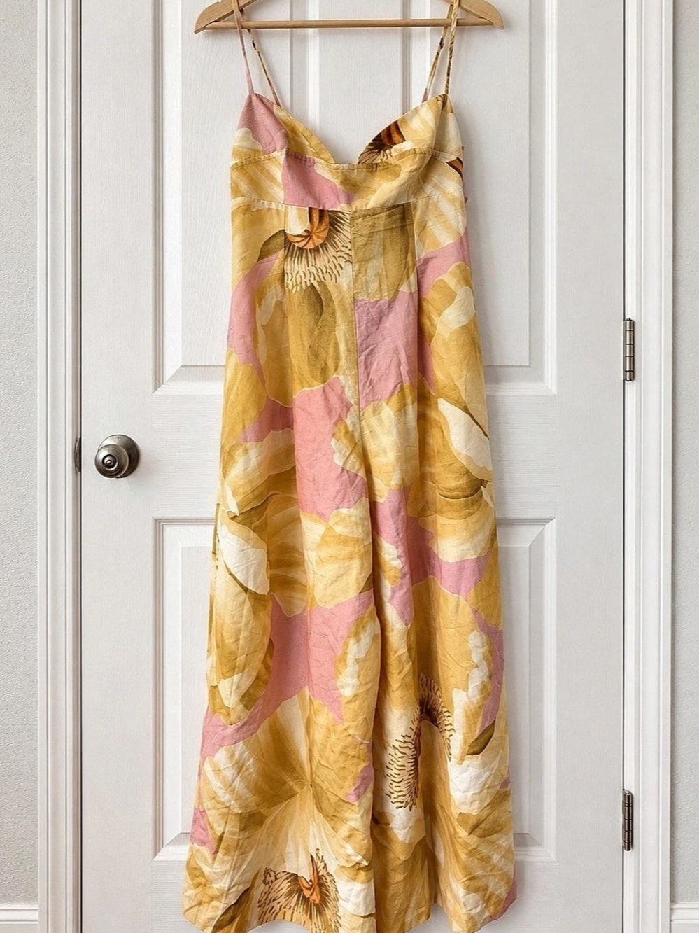 Farm Rio Abstract Floral in Yellow & Pink NWT